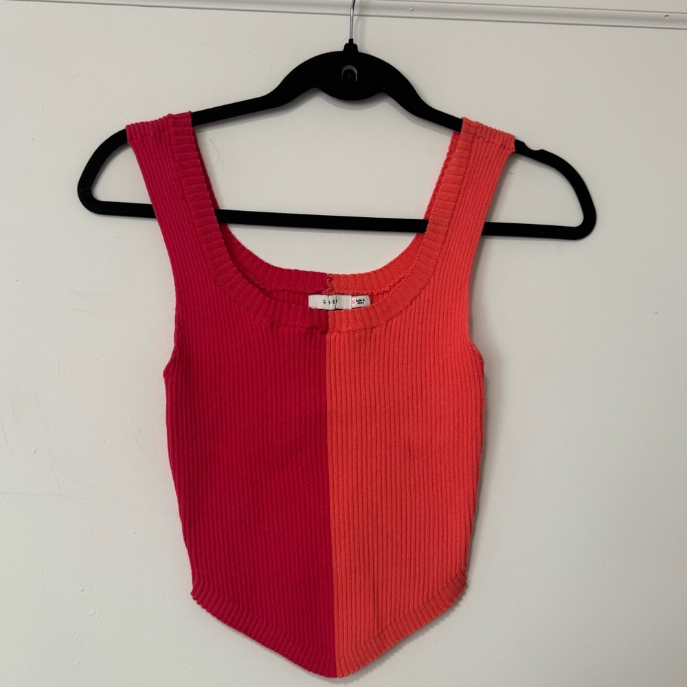 Color block tank